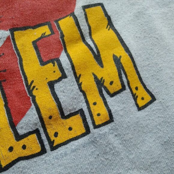 Vintage 80s No Problem Cool Cat Illustration Air Waves T-Shirt - Picture 4 of 9